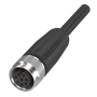 187402 - CABO + CONEXÃO RETO FÊMEA M12 2M 8 POLOS BVS