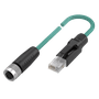 229088 - CABO SENSOR BVS M12 4 PINOS X RJ45 1,5M