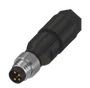 247083 - CONECTOR RETO MACHO M8 4P PL FIX CABO PRENSA BCC0HLZ