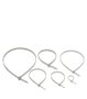 6027 - ABRAÇADEIRA DE NYLON BRANCA 2,4X200MM - PACOTE 100 PEÇAS