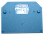 MAT25AZ - TAMPA FINAL BORNE SIMPLES 2,5MM² AZ