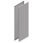 NSY2SP184 - PAR DE LATERAIS PARA PAINEL 1800X400MM
