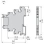 RSL1PVBU - RELE SLIM 6A 1NAF COM BASE PARAFUSO 24V