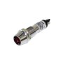TPN089LR - SINALEIRO MINIATURA 8MM METALICO VM 12 VCC LED