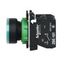 XB5AW3365 - BOTAO 22MM PLASTICO LUMINOSO ALIMENT DIR